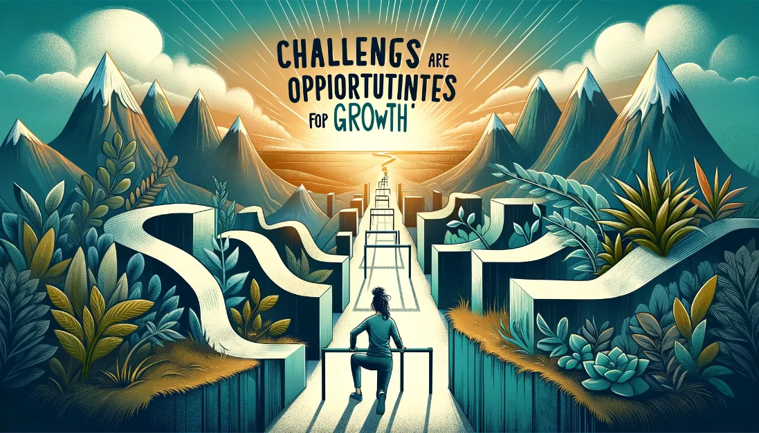 Challenges Are Opportunities for Growth mantras