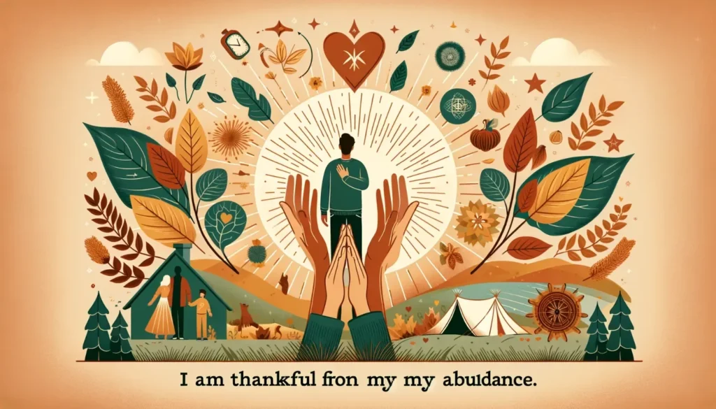 I Am Thankful for My Abundance mantras